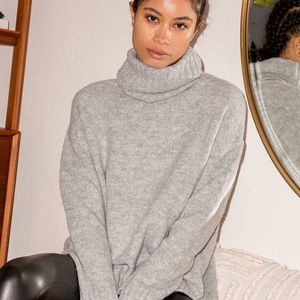 Grey Big City Turtleneck